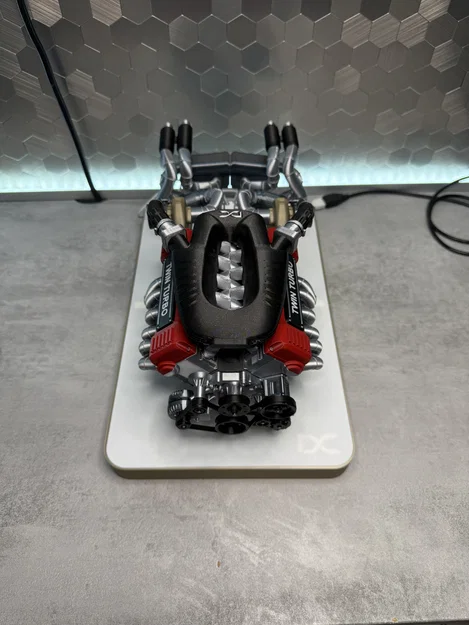 Mô hình động cơ V12 Twin Turbo tỉ lệ 1/6 - Image 1