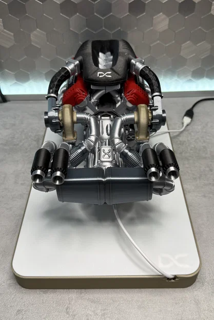Mô hình động cơ V12 Twin Turbo tỉ lệ 1/6 - Image 3