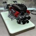 Mô hình động cơ V12 Twin Turbo tỉ lệ 1/6 - Thumbnail 4