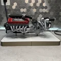 Mô hình động cơ V12 Twin Turbo tỉ lệ 1/6 - Thumbnail 5