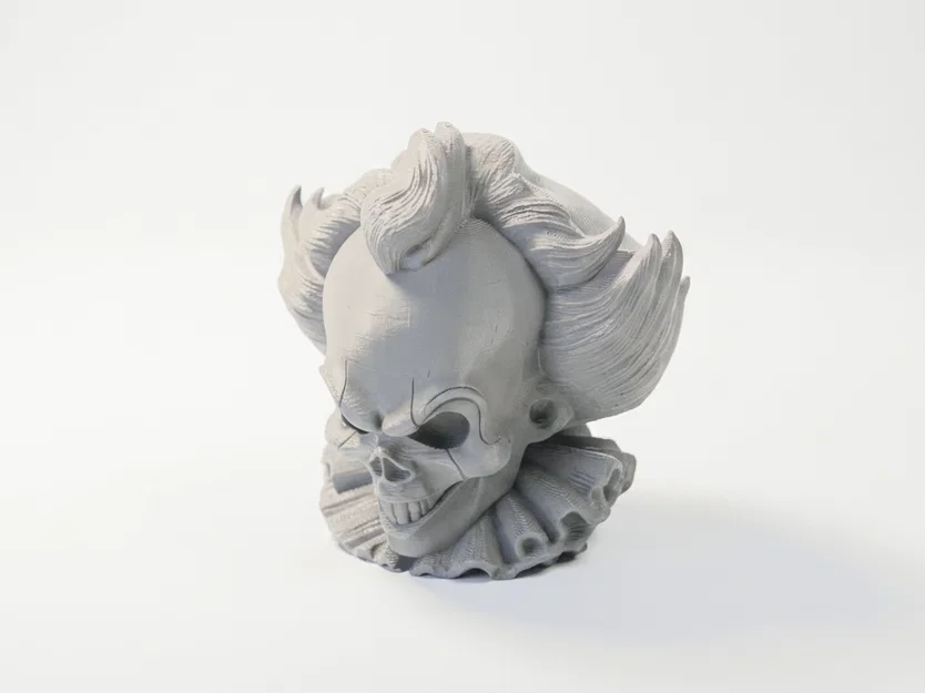 Mô hình đầu lâu Pennywise - Tác phẩm điêu khắc kinh dị in 3D - Image 1