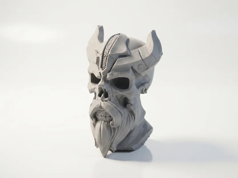 Mô hình 3D Đầu Lâu Odin Viking Mythology - Tượng Nghệ Thuật Độc Đáo - Image 1