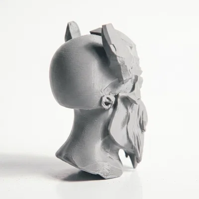 Mô hình 3D Đầu Lâu Odin Viking Mythology - Tượng Nghệ Thuật Độc Đáo