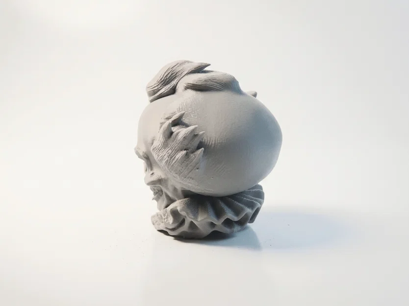 Mô hình đầu lâu Pennywise - Tác phẩm điêu khắc kinh dị in 3D - Image 4