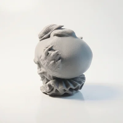 Mô hình đầu lâu Pennywise - Tác phẩm điêu khắc kinh dị in 3D