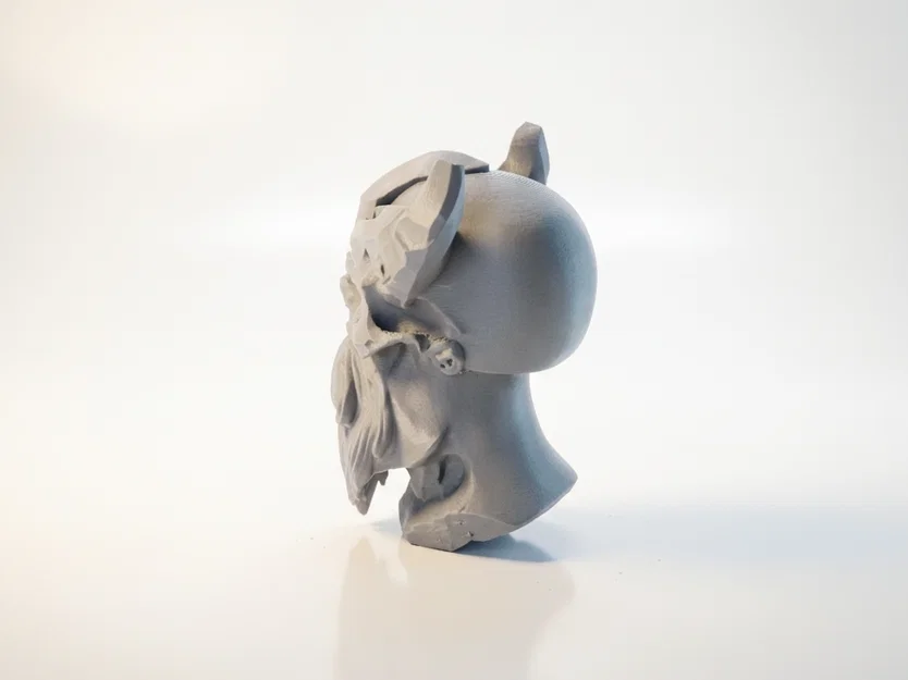 Mô hình 3D Đầu Lâu Odin Viking Mythology - Tượng Nghệ Thuật Độc Đáo - Image 4