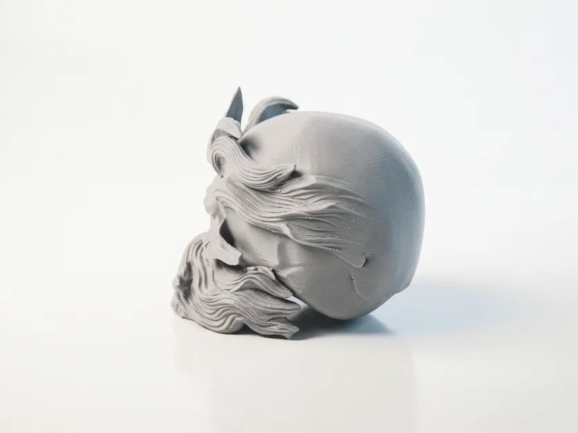Mô hình điêu khắc 3D đầu lâu thần thoại Poseidon - Image 4