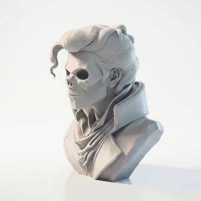 Mô hình 3D tượng bán thân đầu lâu MJ (MJ Skull Bust)