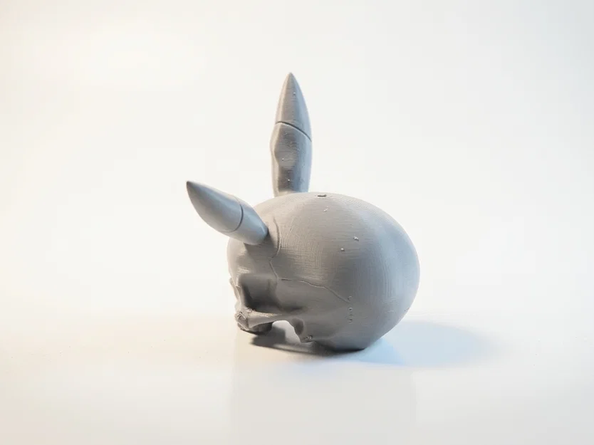 Mô hình Pikachu đầu lâu phong cách Gothic - File in 3D - Image 4