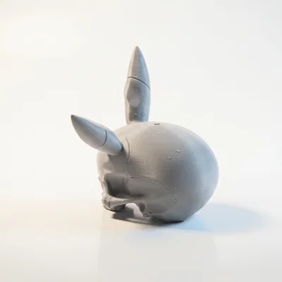 Mô hình Pikachu đầu lâu phong cách Gothic - File in 3D