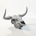 Mô hình điêu khắc 3D hộp sọ nhân ngưu Minotaur giả tưởng - Thumbnail 1
