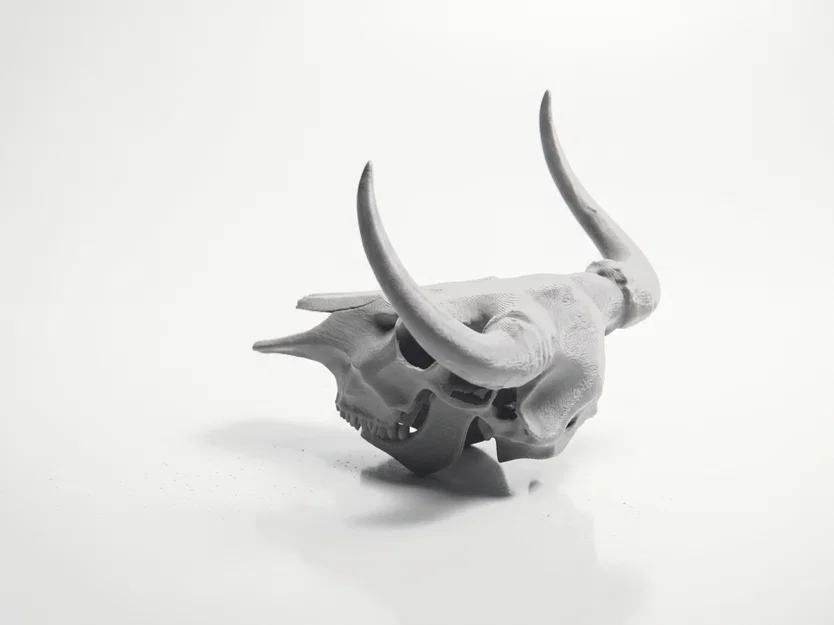 Mô hình điêu khắc 3D hộp sọ nhân ngưu Minotaur giả tưởng - Image 2