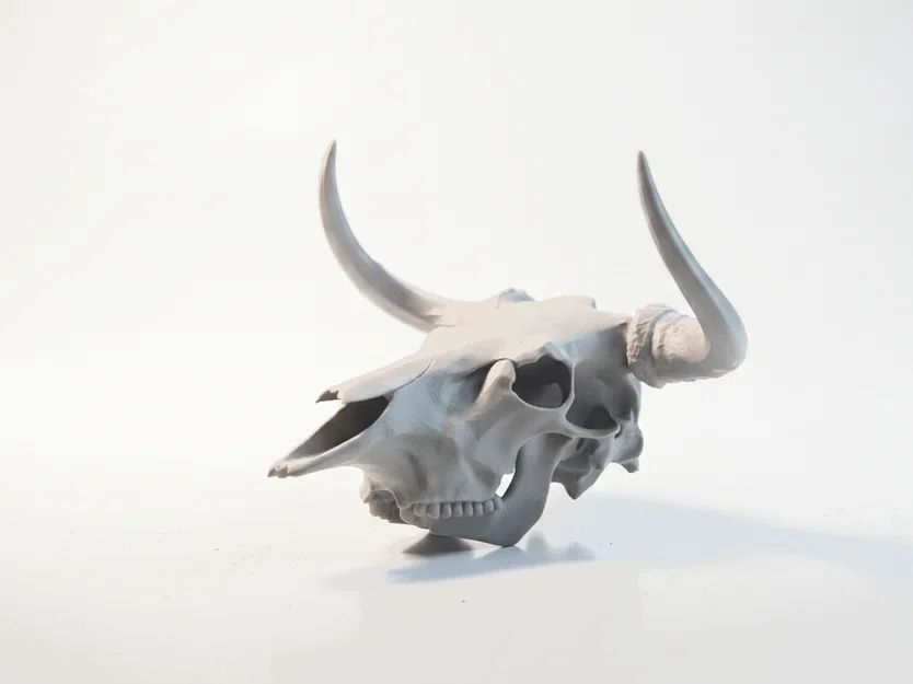 Mô hình điêu khắc 3D hộp sọ nhân ngưu Minotaur giả tưởng - Image 3