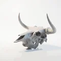 Mô hình điêu khắc 3D hộp sọ nhân ngưu Minotaur giả tưởng - Thumbnail 3