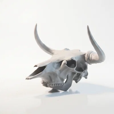 Mô hình điêu khắc 3D hộp sọ nhân ngưu Minotaur giả tưởng
