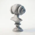 Mô hình tượng đầu lâu Princess Leia - Sản phẩm in 3D sưu tầm cho fan Star Wars - Thumbnail 3