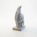 Mô hình 3D Điêu khắc Đầu lâu Chiến binh Spartan Leonidas - Thumbnail 4
