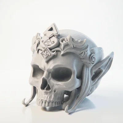 Mô hình 3D In Được: Hộp Sọ Công Chúa Zelda Theo Phong Cách Fantasy Gaming