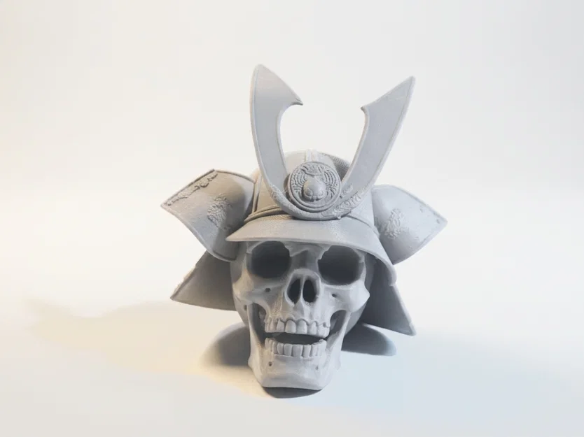 Mô hình đầu lâu chiến binh Samurai Nhật Bản in 3D - Image 1