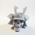 Mô hình đầu lâu chiến binh Samurai Nhật Bản in 3D - Thumbnail 1