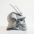 Mô hình đầu lâu chiến binh Samurai Nhật Bản in 3D - Thumbnail 2