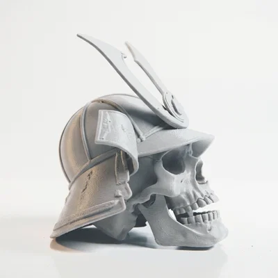 Mô hình đầu lâu chiến binh Samurai Nhật Bản in 3D