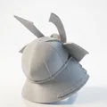 Mô hình đầu lâu chiến binh Samurai Nhật Bản in 3D - Thumbnail 3