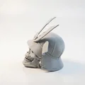 Mô hình đầu lâu chiến binh Samurai Nhật Bản in 3D - Thumbnail 4