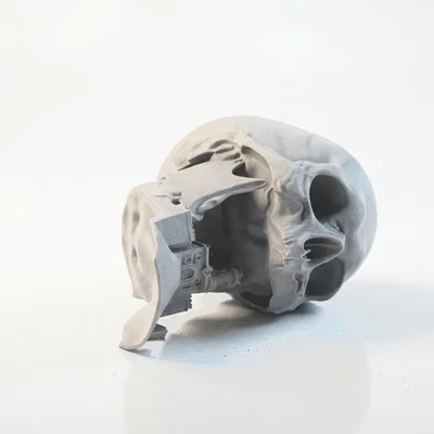 Mô hình 3D Lâu đài Đầu lâu phong cách Gothic đầy ấn tượng