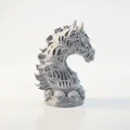 Mô hình in 3D quân cờ hiệp sĩ đầu lâu phong cách Gothic - Thumbnail 3