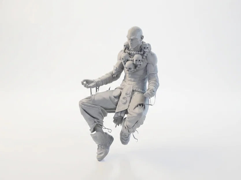 Tượng Skull Man Phong Cách Gothic - Mô Hình In 3D Chi Tiết - Image 1