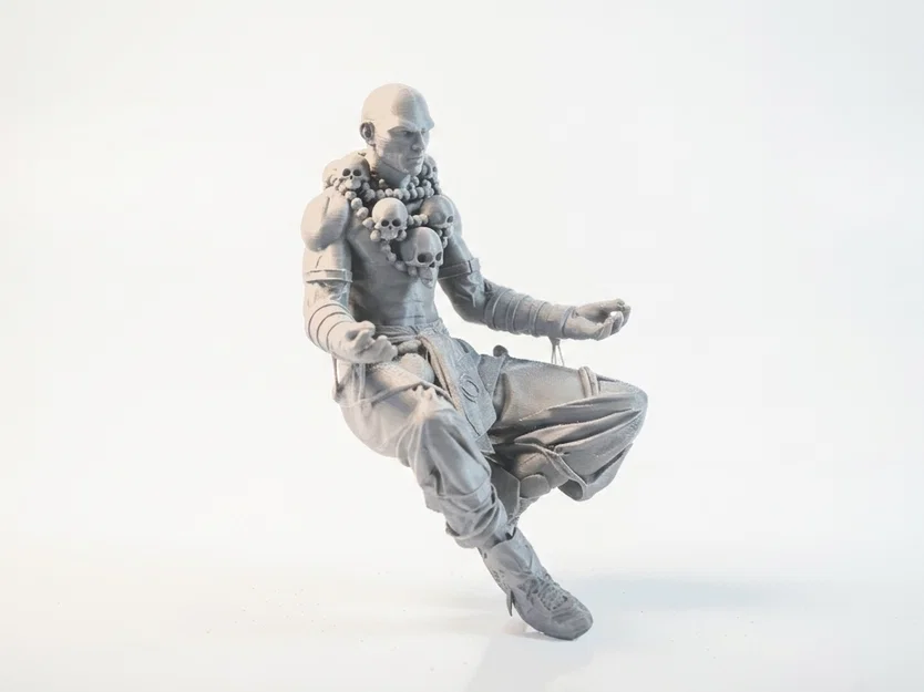 Tượng Skull Man Phong Cách Gothic - Mô Hình In 3D Chi Tiết - Image 2