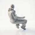 Tượng Skull Man Phong Cách Gothic - Mô Hình In 3D Chi Tiết - Thumbnail 3