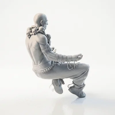 Tượng Skull Man Phong Cách Gothic - Mô Hình In 3D Chi Tiết