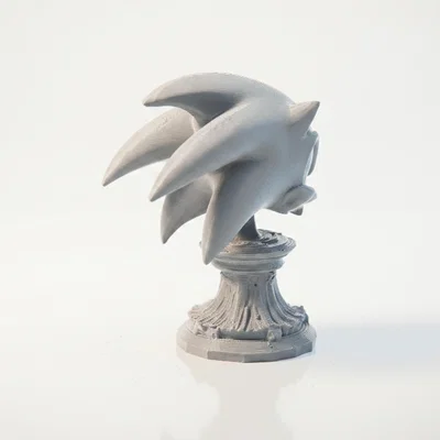 Mô hình Đầu lâu Sonic phong cách Gothic - File in 3D sưu tầm độc đáo