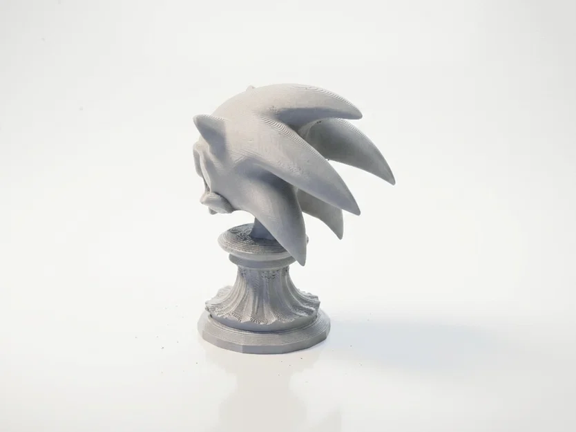 Mô hình Đầu lâu Sonic phong cách Gothic - File in 3D sưu tầm độc đáo - Image 4