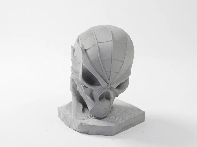 Mô hình đầu lâu Spiderman - File in 3D sưu tầm độc đáo - Image 1