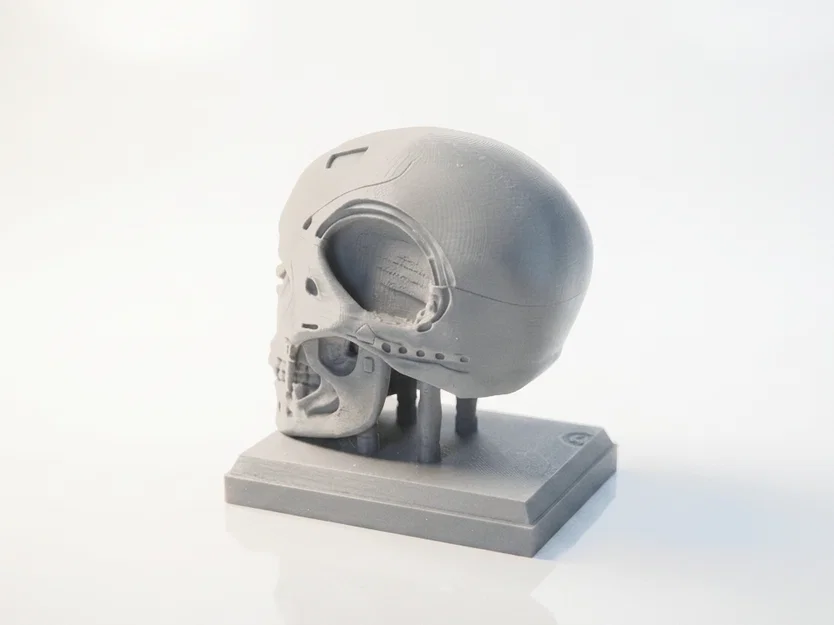 Mô hình 3D in ấn: Hộp sọ người máy Terminator Cyborg - Image 4