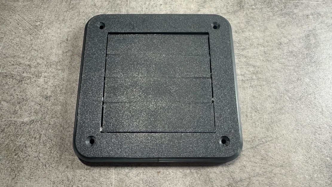 Lưới Thông Gió Lá Lật 150mm x 150mm - Giải Pháp Thông Khí In 3D - Image 1
