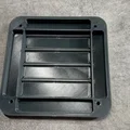 Lưới Thông Gió Lá Lật 150mm x 150mm - Giải Pháp Thông Khí In 3D - Thumbnail 2