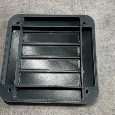 Lưới Thông Gió Lá Lật 150mm x 150mm - Giải Pháp Thông Khí In 3D