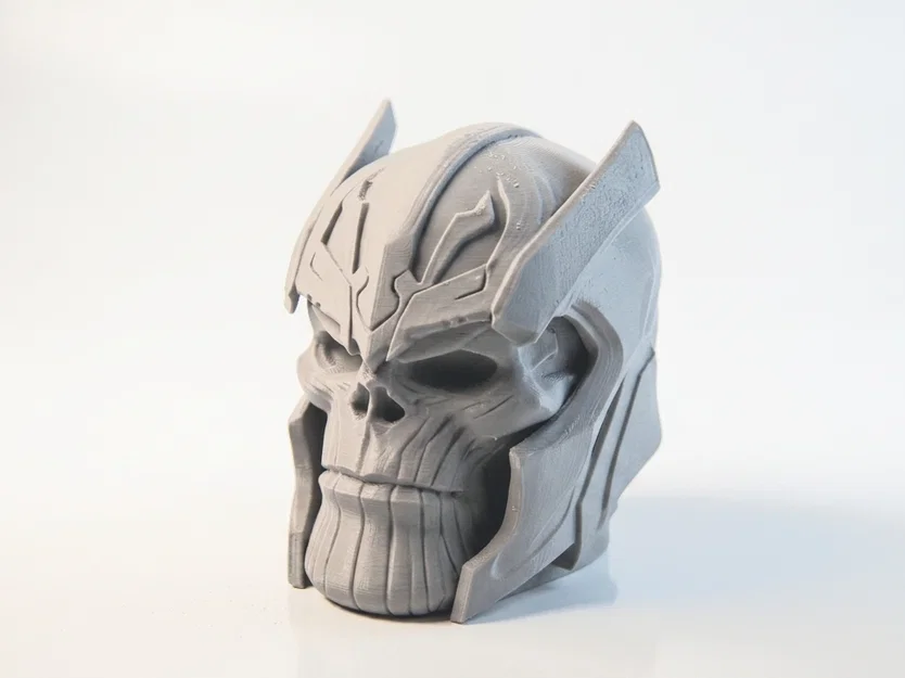 Mô hình điêu khắc đầu lâu Thanos - Nhân vật phản diện Marvel (File in 3D) - Image 1
