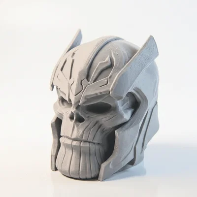 Mô hình điêu khắc đầu lâu Thanos - Nhân vật phản diện Marvel (File in 3D)