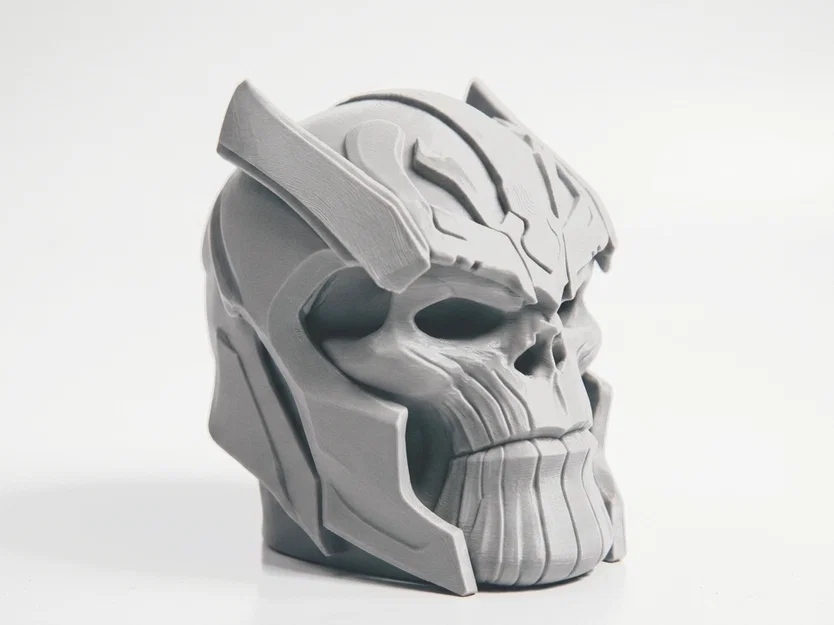 Mô hình điêu khắc đầu lâu Thanos - Nhân vật phản diện Marvel (File in 3D) - Image 2