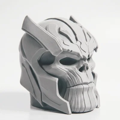 Mô hình điêu khắc đầu lâu Thanos - Nhân vật phản diện Marvel (File in 3D)