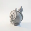 Mô hình điêu khắc Đầu lâu Thor có cánh - In 3D Thần thoại Bắc Âu - Thumbnail 4