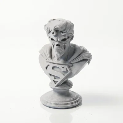 Mô hình đầu lâu Superman (Superman Skull Bust) - Tác phẩm điêu khắc in 3D dành cho fan hâm mộ