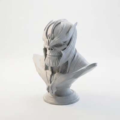 Mô Hình Tượng Bán Thân Thanos Marvel In 3D