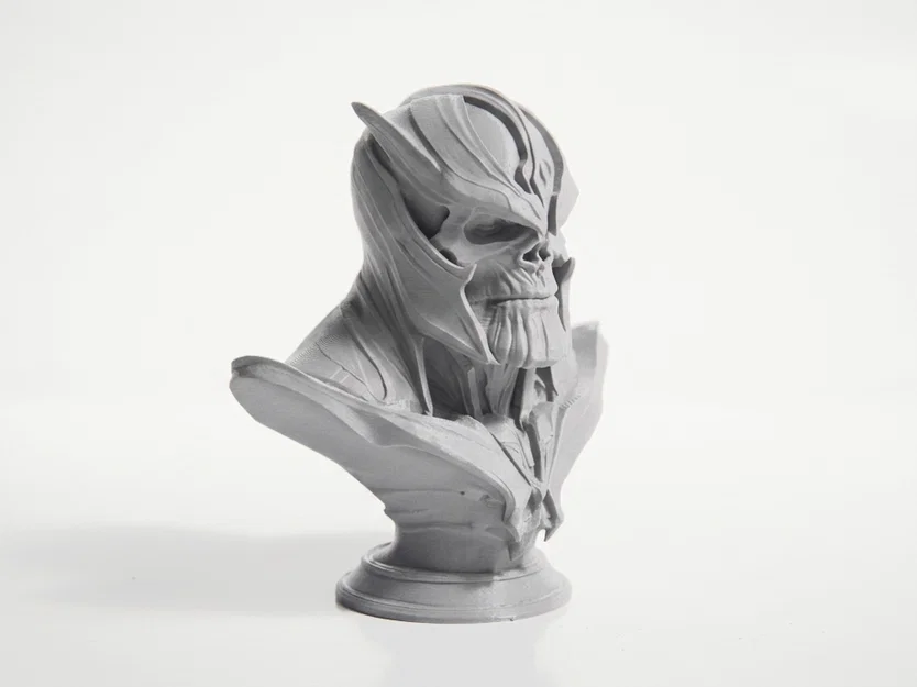 Mô Hình Tượng Bán Thân Thanos Marvel In 3D - Image 2