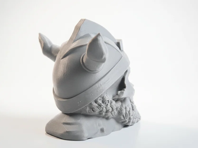 Tượng Chiến Binh Đầu Lâu Viking - Mô Hình In 3D Chi Tiết - Image 2